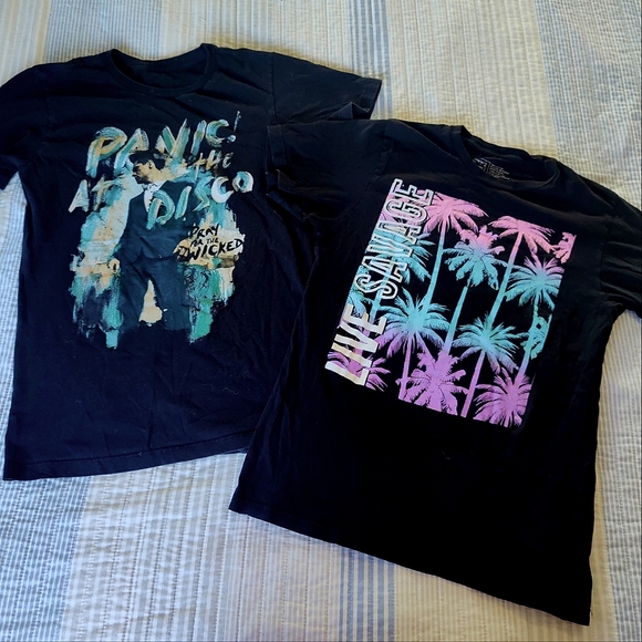Men's Tee Bundle Panic at the Disco & Live Savage - Picture 5 of 5